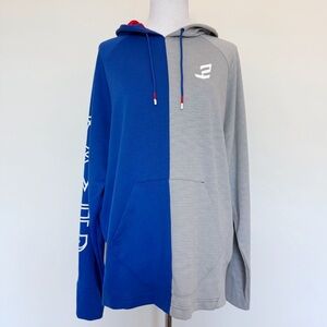 Under Armour Joel Embiid Signature Hoodie Sweatshirt Mens Size Large Blue Gray